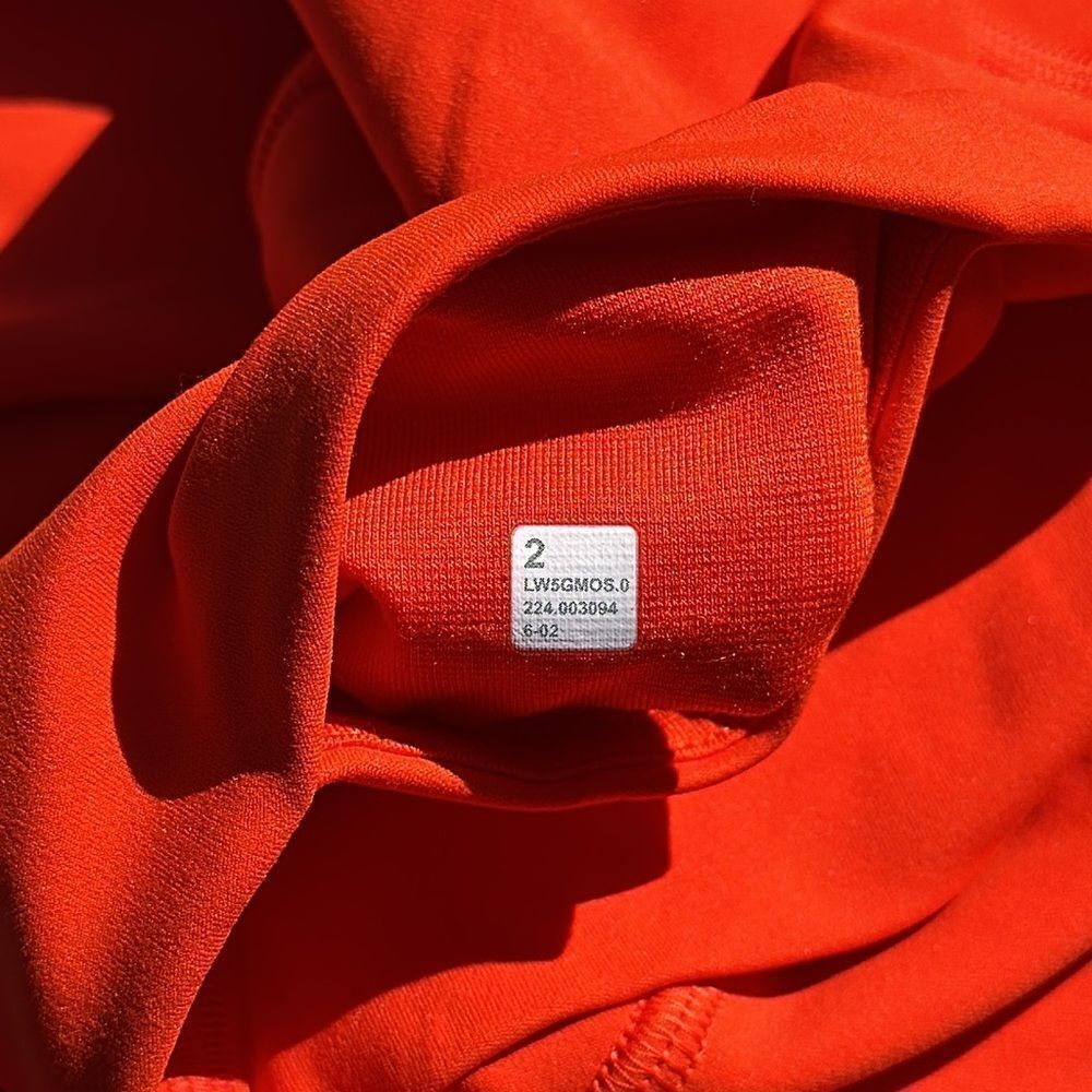 Lululemon Align High-Rise Pant 28" Pockets Solar Orange NWT size 2 - Picture 5 of 5